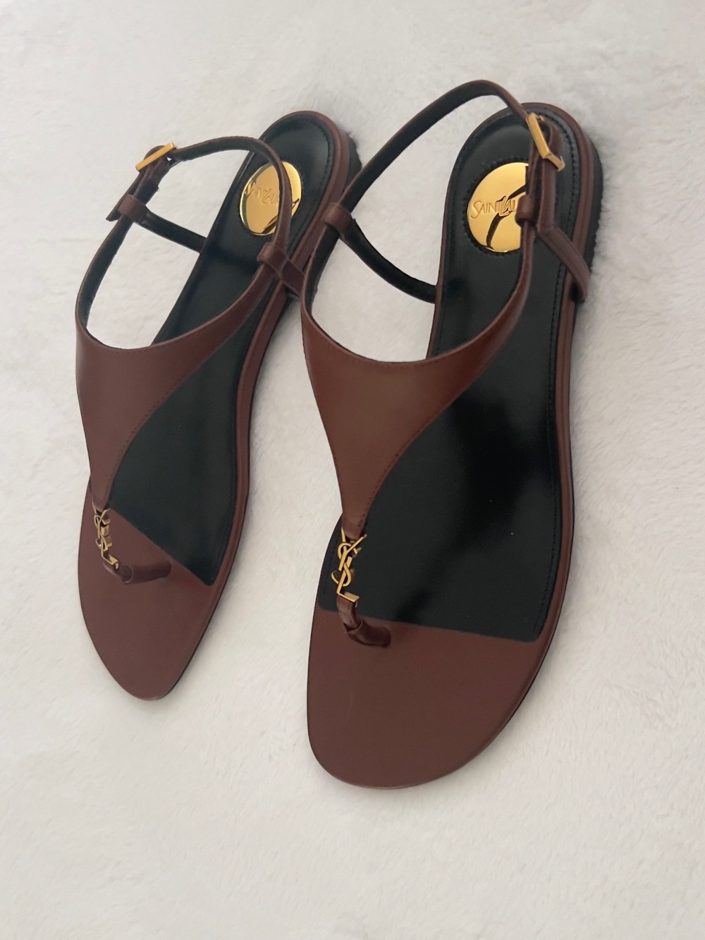Rare and authentic YSL brown sandals🤎 - Picture 3 of 4